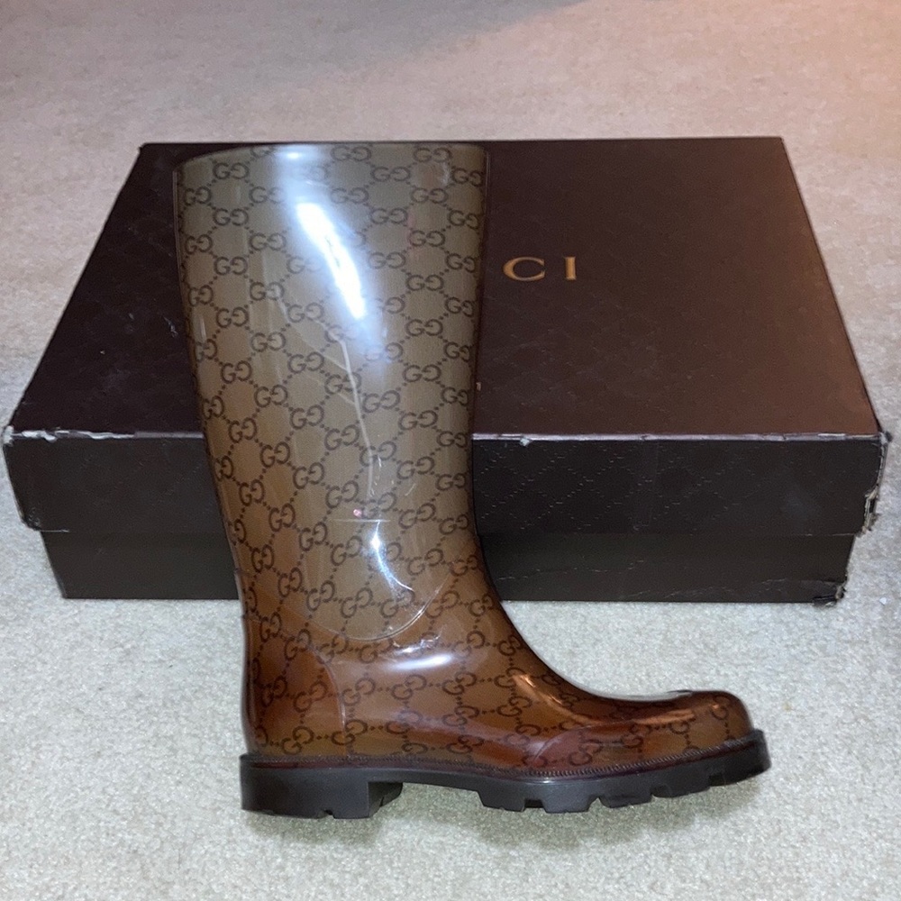 Gucci rain boot